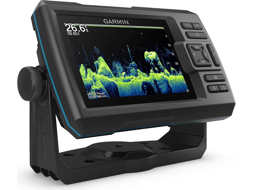 garmin fish finders 2020 Striker Vivid 7cv, U.S. with GT20-TM Transducer - Easy-to-Use 7-inch Color Fishfinder and Sonar Transducer, Vivid Scanning Sonar Color Palettes (010-02552-00) | GT20-TM Transducer See fish and structure in colorful detail with the STRIKER Vivid 7cv fishfinder STRIKER 4