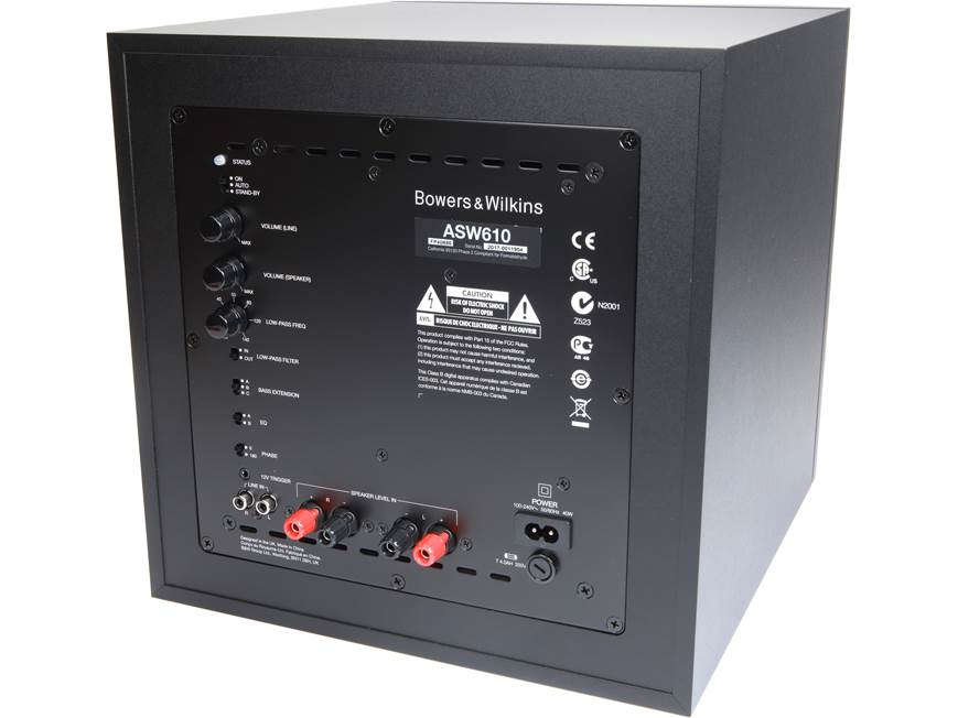 Bowers & Wilkins ASW610 (Black) Powered subwoofer (Black) at