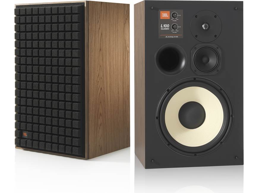 JBL L100 Classic (Black Grilles) Pair of vintage-styled speakers