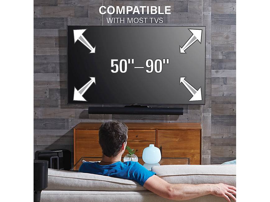 B-Ware: Sanus TV-Halter für Sonos Arc/Arc Ultra WSSATM1-B2, ausziehbar