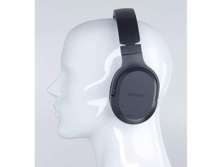 Sony WH-RF400 Wireless TV headphones with transmitter at Crutchfield