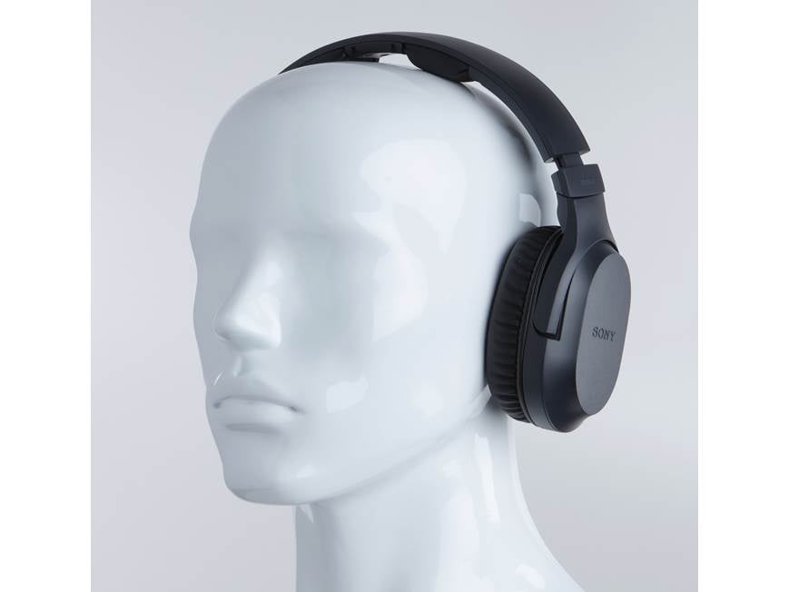 Sony WH-RF400 Wireless TV headphones with transmitter at Crutchfield