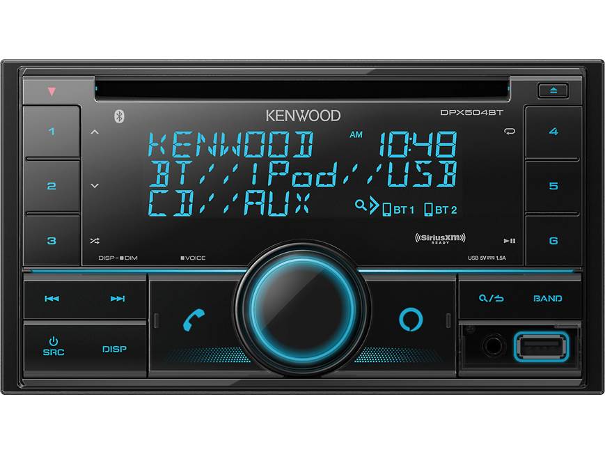 KENWOOD MDV-D504BT カーオーディオシステムCD、DVD Kenwood DPX504BT CD receiver (Factory Refurbished) at Crutchfield
