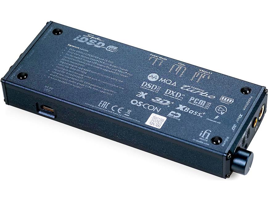 iFi Audio micro iDSD Signature Desktop/portable USB DAC/preamp