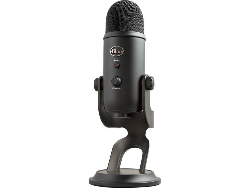 Blue Yeti (Black) USB condenser microphone (Black) at Crutchfield