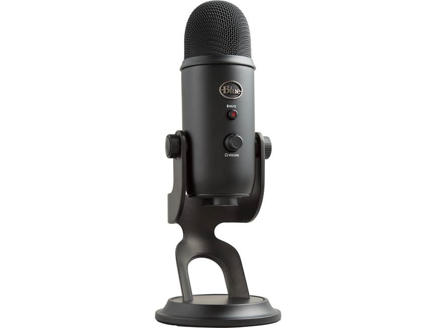 Blue Yeti (Black) USB condenser microphone (Black) at Crutchfield