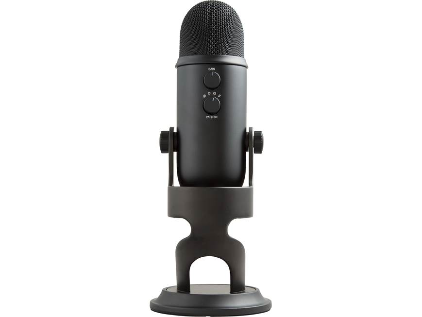 Blue Yeti (Black) USB condenser microphone (Black) at Crutchfield