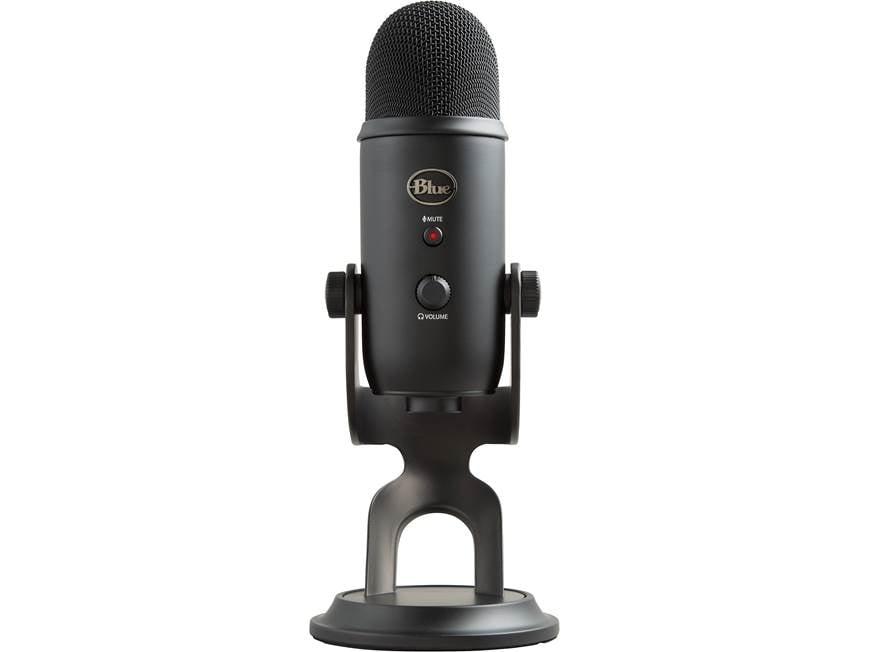 Blue Yeti (Black) USB condenser microphone (Black) at Crutchfield