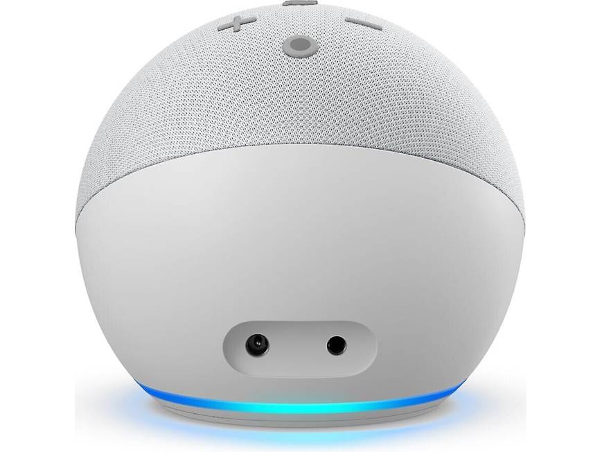 Amazon Echo Dot with Clock (4th Generation) (Glacier White