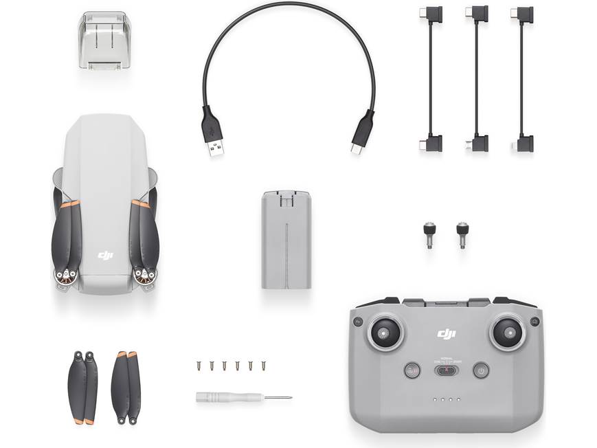 DJI Mini 2 Compact quadcopter with remote controller and