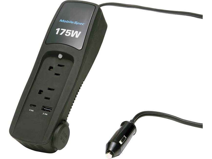 MobileSpec MSI175S 175-watt power inverter strip at Crutchfield