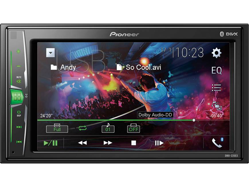 Pioneer DMH-220EX Digital multimedia receiver at Crutchfield