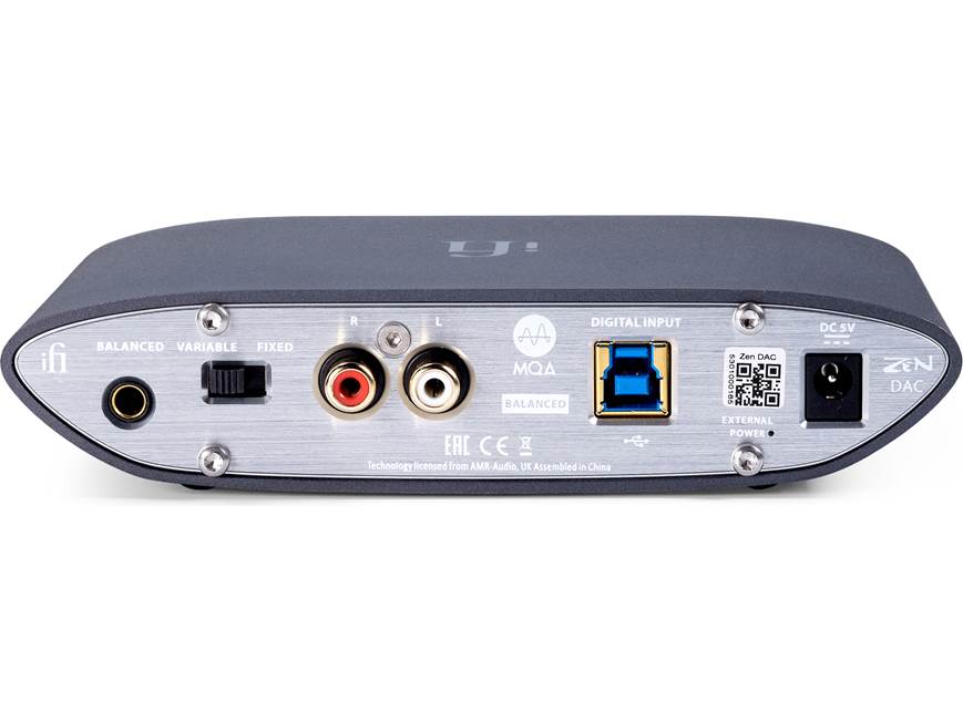 iFi Audio ZEN DAC Desktop USB DAC and headphone amplifier at