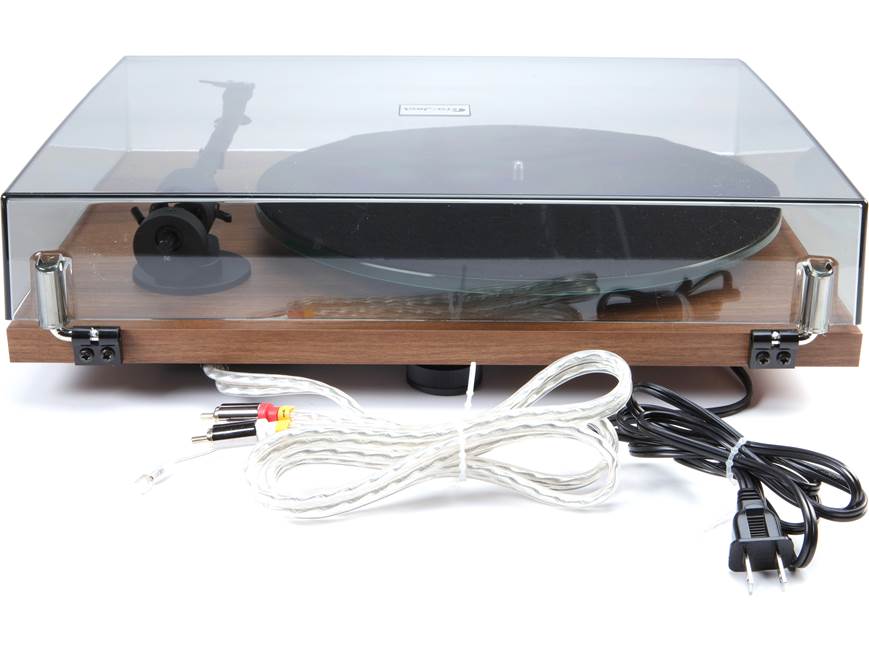 Pro-Ject T1 (Walnut) Manual belt-drive turntable with pre-mounted