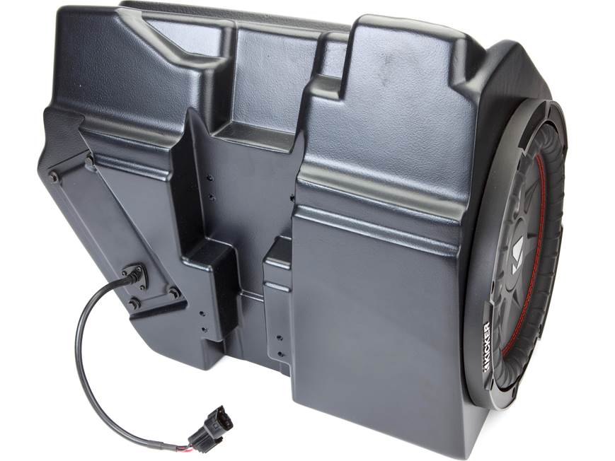 SSV Works RZ4-GB10K Custom-fit subwoofer enclosure with 10