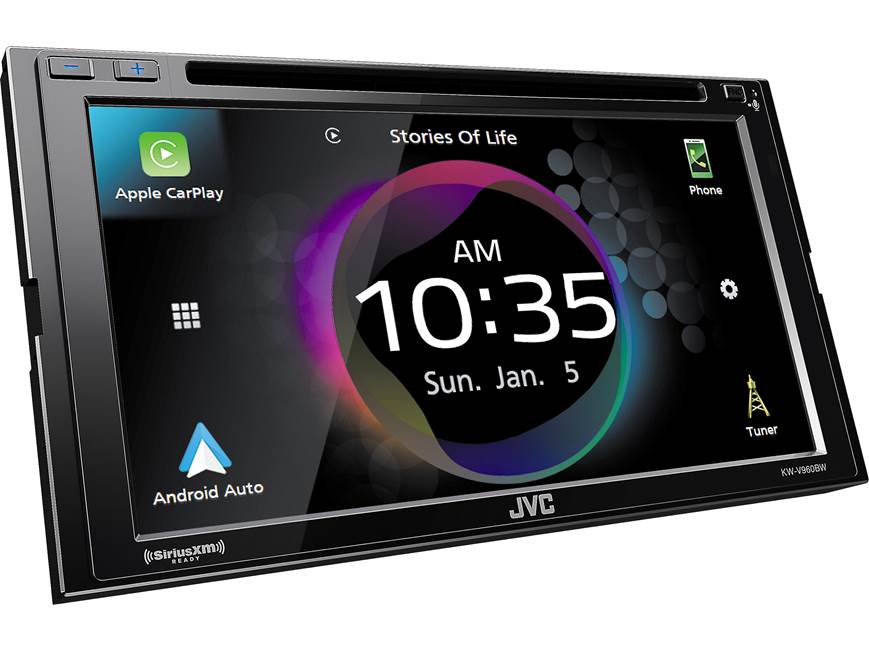 JVC KW-V960BW DVD receiver at Crutchfield