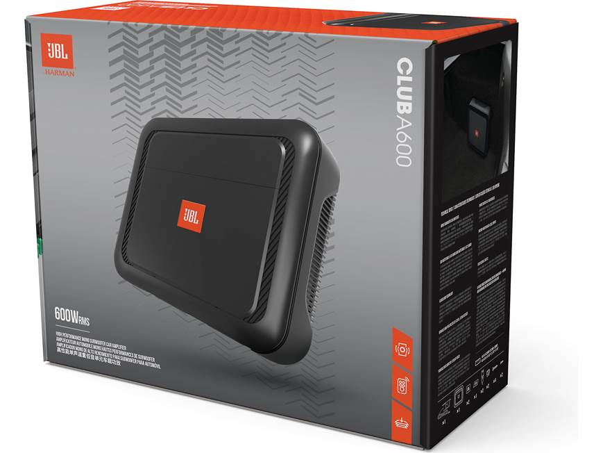 JBL Club A600 Club Series mono subwoofer amplifier — 600 watts RMS