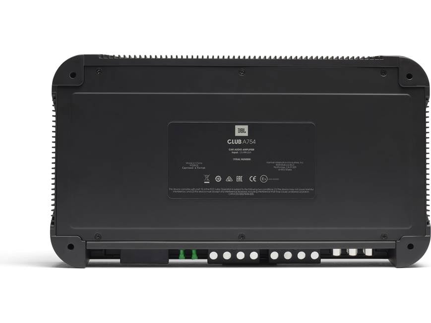 JBL Club A754 Club Series 4-channel car amplifier — 75 watts RMS x