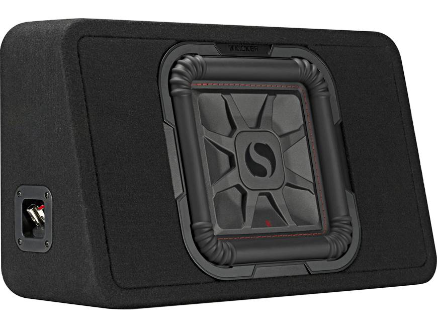Kicker TL7S102 L7S 10 Subwoofer in Thin-Profile Enclosure 2-Ohm