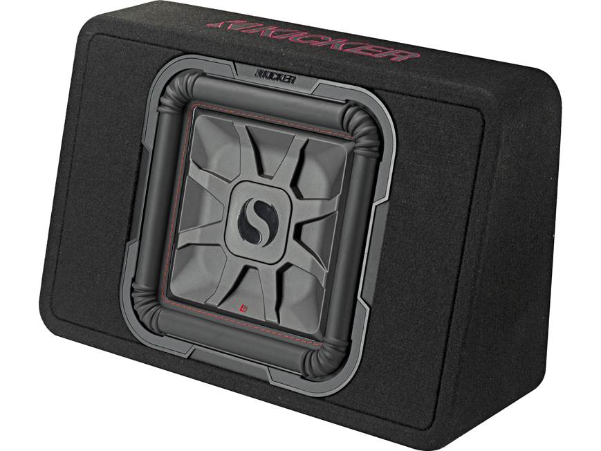 Kicker 46TL7T122 Sealed 2-ohm enclosure with single square L7T