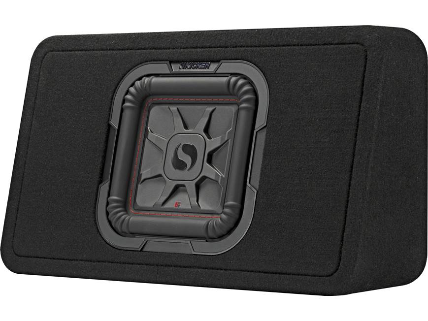 Kicker 46TL7T82 Sealed 2-ohm enclosure with single square L7T
