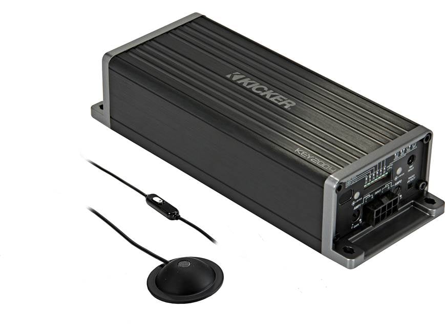 KICKER KEY180.4 DSPアンプ Kicker 47KEY200.4 Compact 4-channel car amplifier with automatic