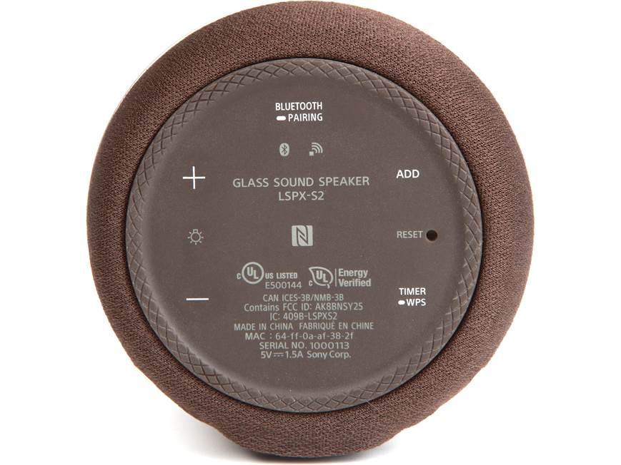 Sony LSPX-S2 Glass Sound Speaker Wireless portable speaker with Wi