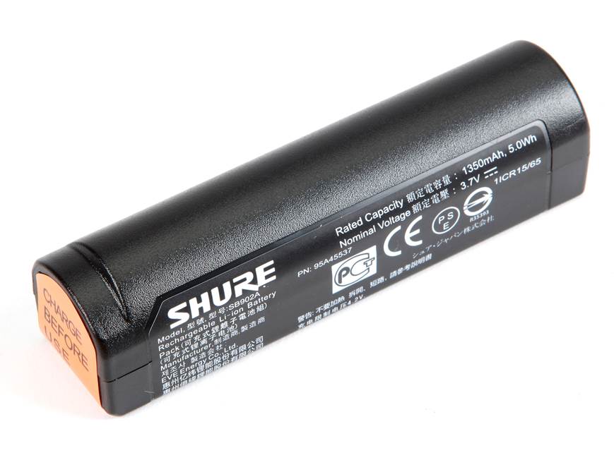 Shure SB902A Rechargeable lithium-ion battery for Shure GLXD1