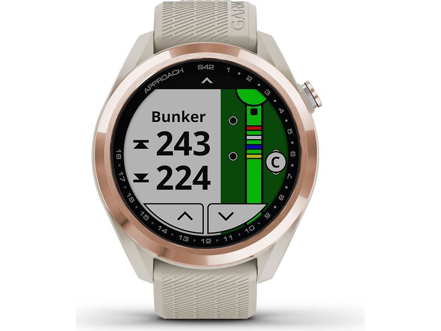 Garmin Approach® S42 (Rose Gold/Light Sand) Golf GPS watch