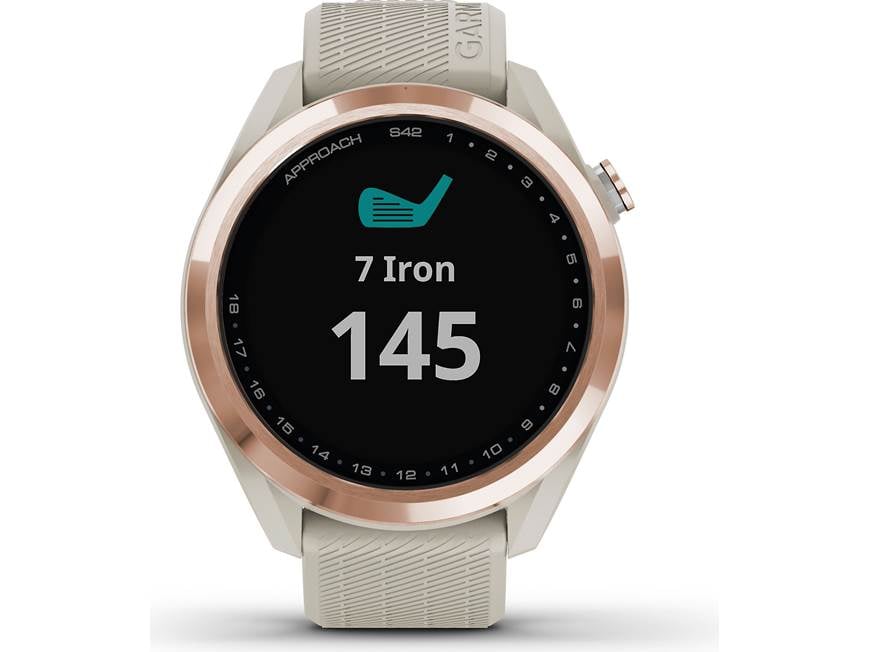 GARMIN ガーミン　Approach S42 ライトサンドローズゴールド Garmin Approach® S42 (Rose Gold/Light Sand) Golf GPS watch