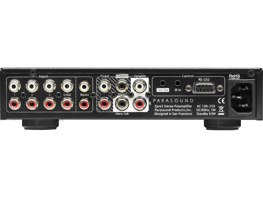 Parasound Zpre3/Zamp v.3 Stereo preamp and power amp bundle at