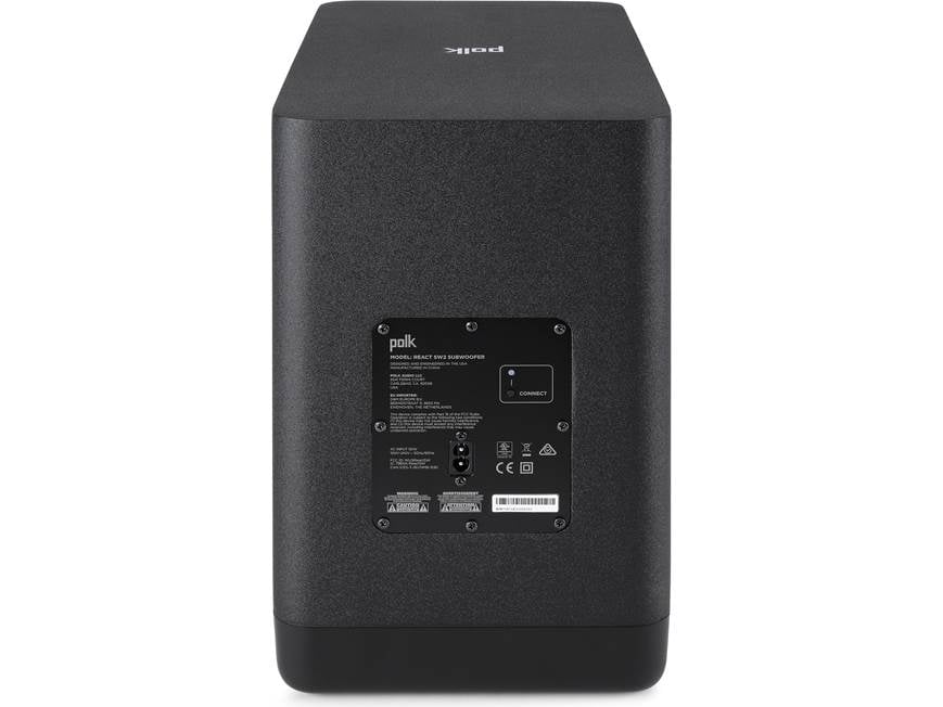 Polk Audio React Subwoofer Wireless powered subwoofer for Polk