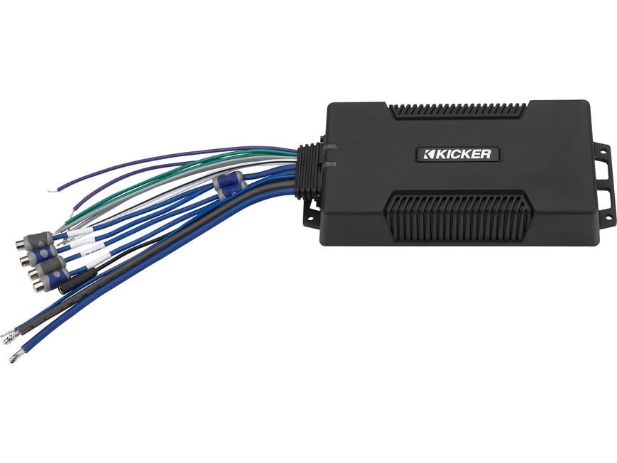 Kicker 48PXA400.4 4-channel powersports/marine amplifier — 100