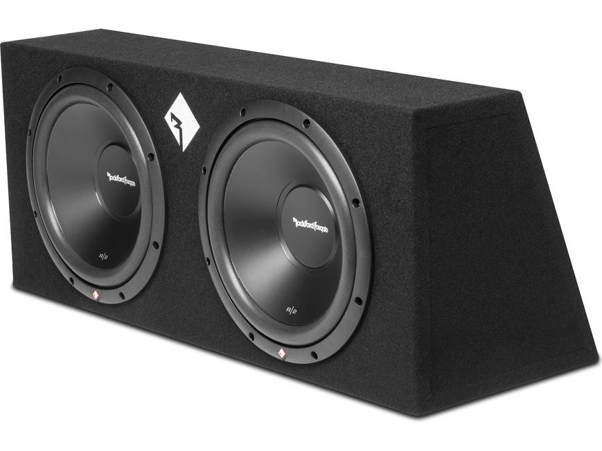 Rockford Fosgate Prime R2-2X12 Sealed enclosure with two 12