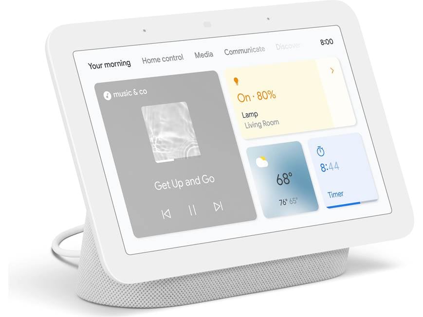 Google Nest Hub (2nd gen) (Chalk) Smart display with Google
