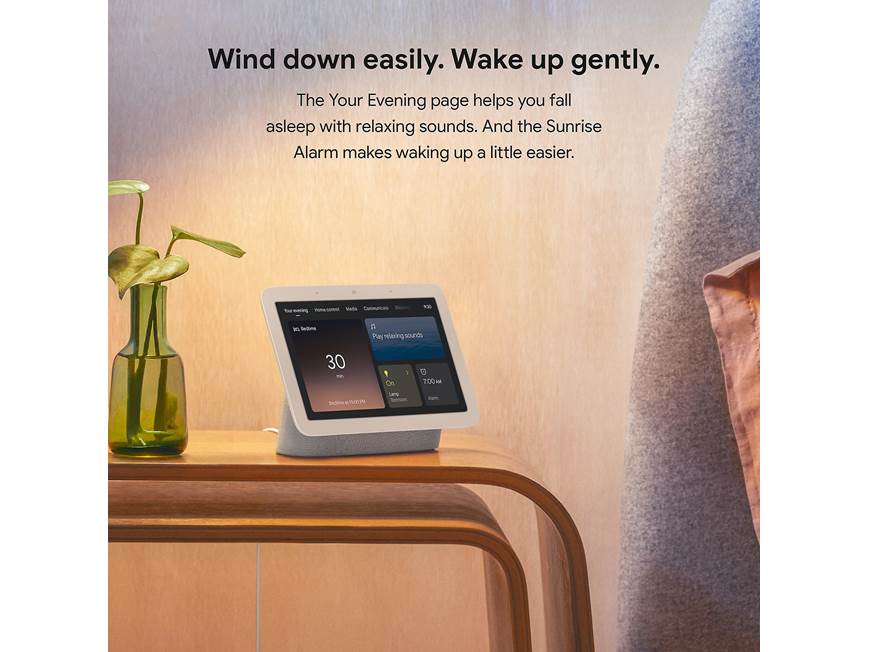 Google Nest Hub (2nd gen) (Chalk) Smart display with Google