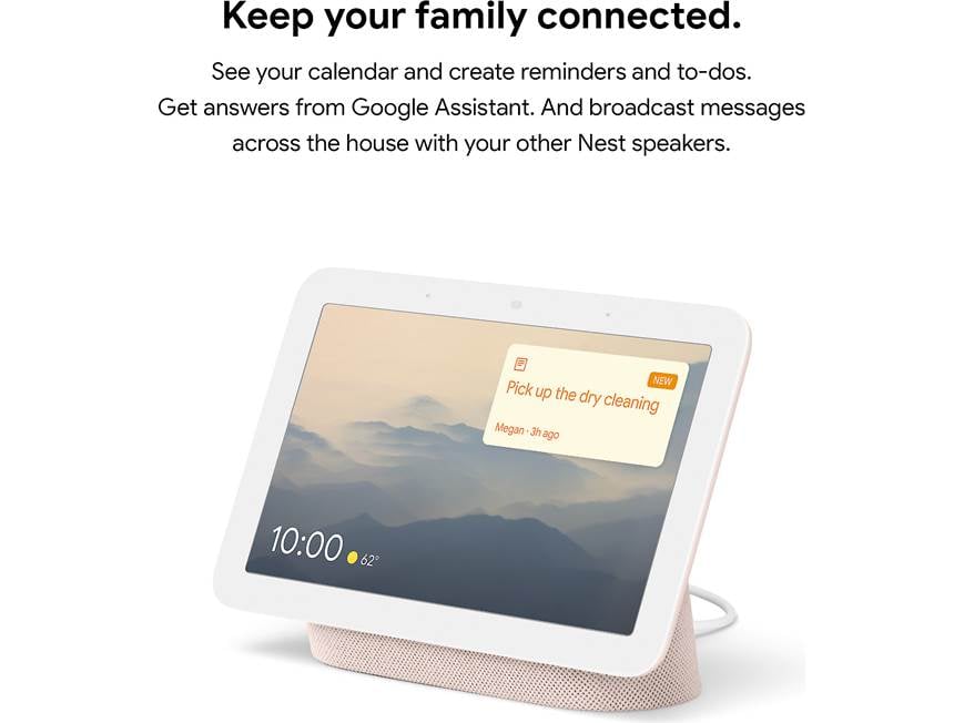 Google Nest Hub (2nd gen) (Sand) Smart display with Google