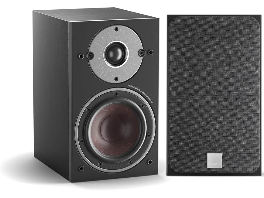 DALI Oberon 1C (Black Ash) Wireless powered stereo speakers (Black