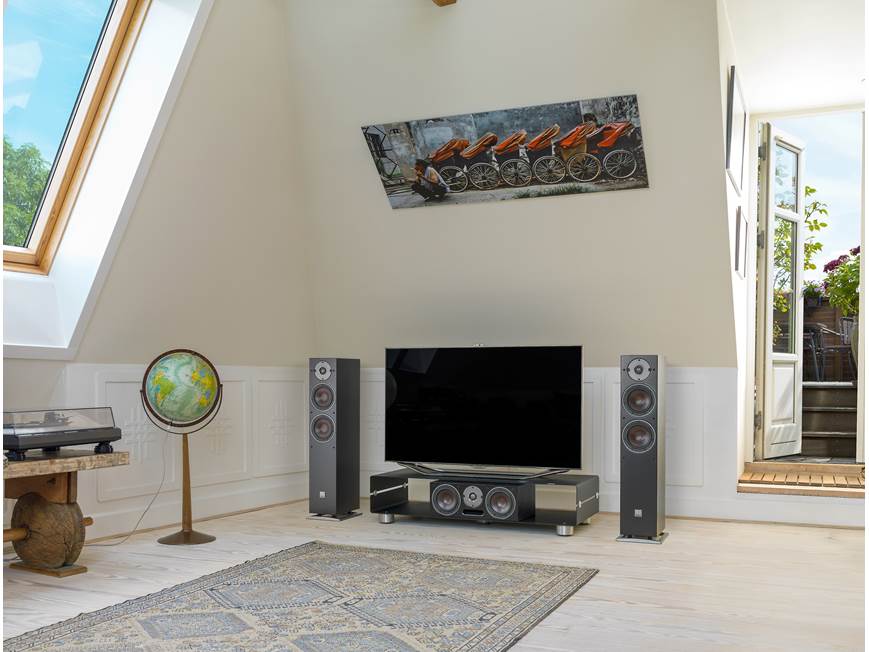 DALI Oberon 5 (Black Ash) Floor-standing speaker (Black Ash) at