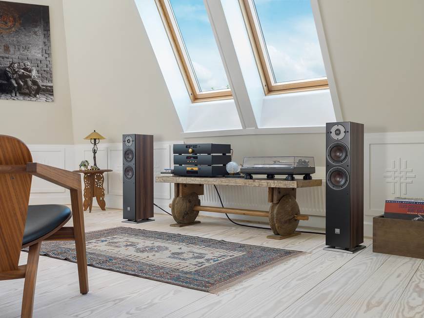 DALI Oberon 5 (Dark Walnut) Floor-standing speaker (Dark Walnut 