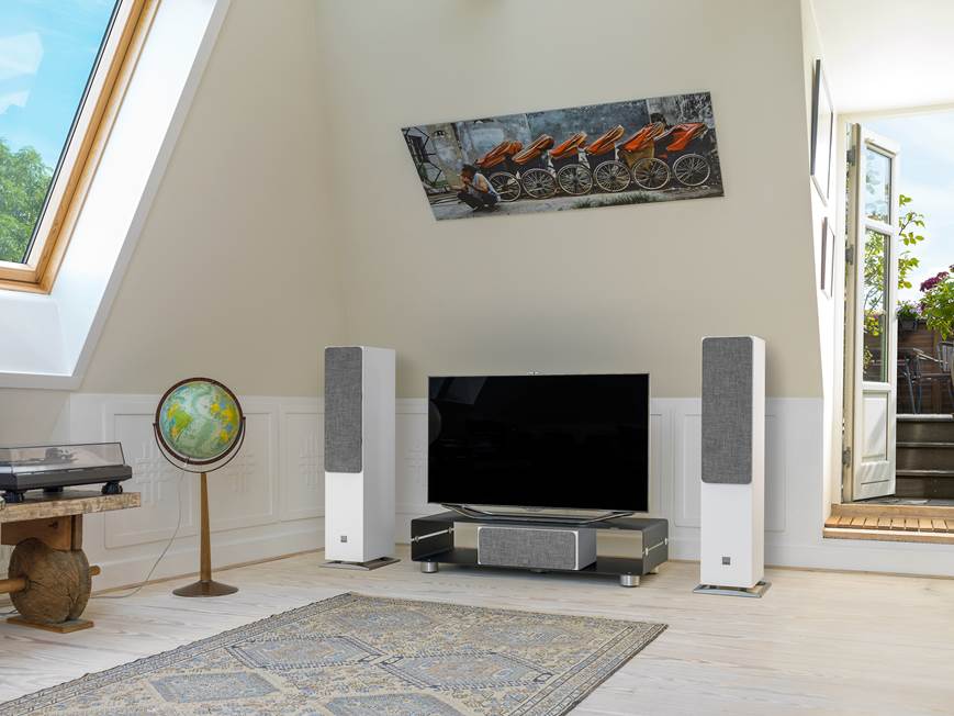 DALI Oberon 7 (White) Matched pair of floor-standing speakers