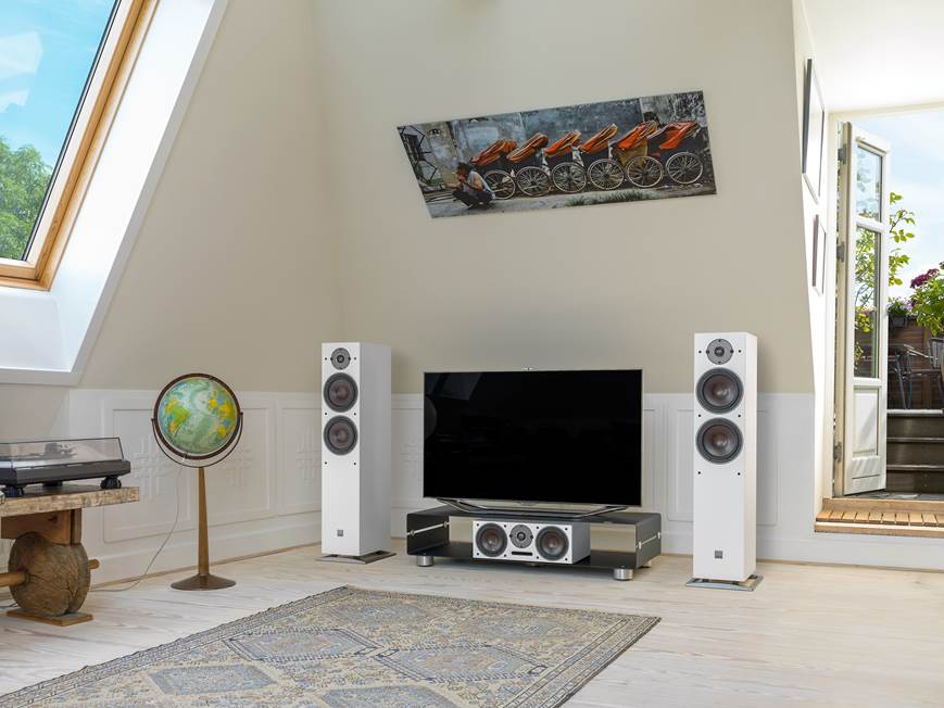 DALI Oberon 7 (White) Matched pair of floor-standing speakers