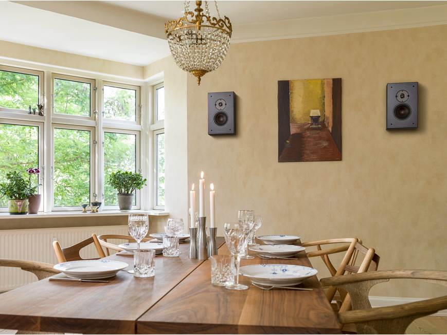 DALI Oberon On-Wall (Black Ash) On-wall speakers for music or home