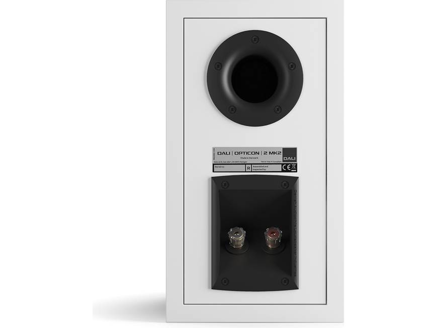 DALI Opticon 2 MK2 (Satin White) Matched pair of bookshelf