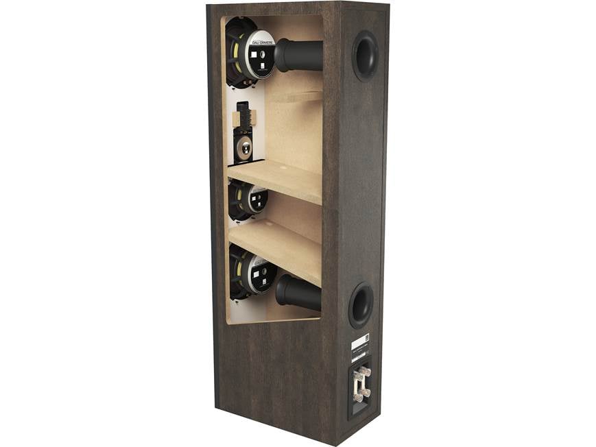 DALI Opticon 8 MK2 (Tobacco Oak) Matched pair of floor-standing speakers (Tobacco  Oak) at Crutchfield