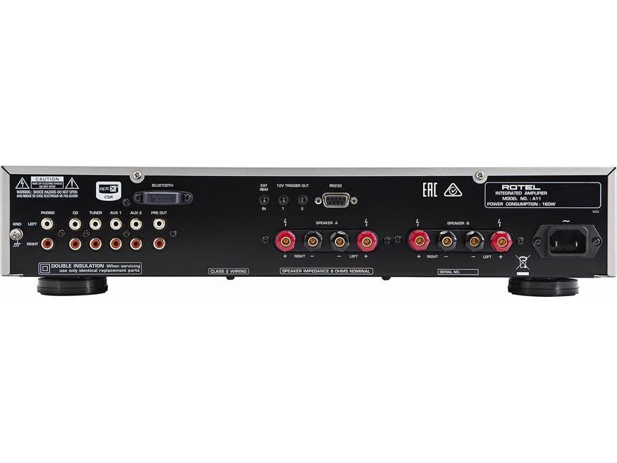 Rotel A11 Tribute (Silver) Stereo integrated amplifier with