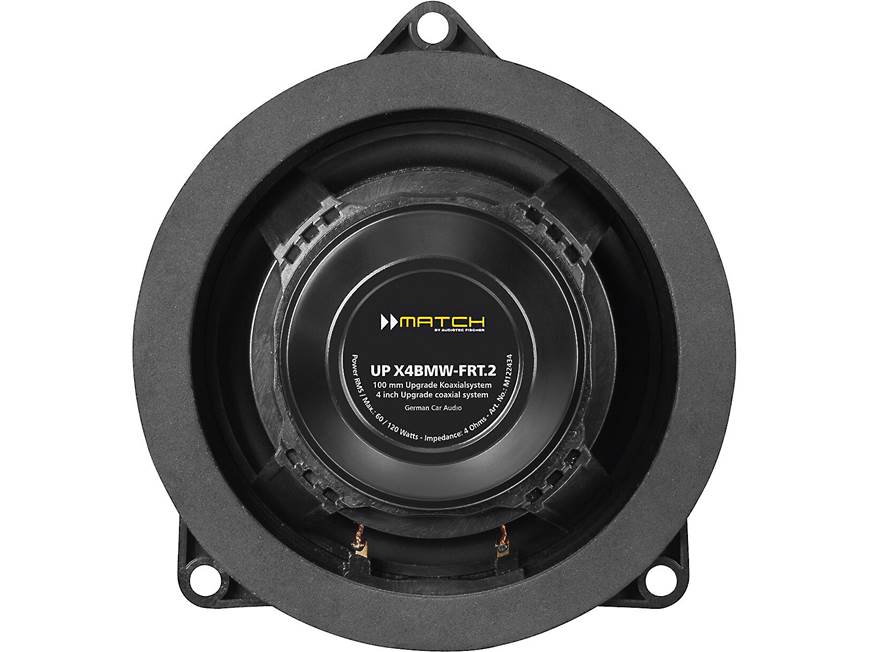 MATCH UP X4-BMWFRT.2 2-way coaxial speakers designed for select