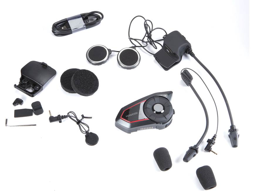 Kenwood KCA-HX5M Motorcycle Bluetooth® communication system at
