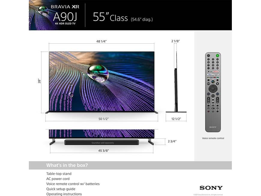 Sony MASTER Series XR-55A90J 55