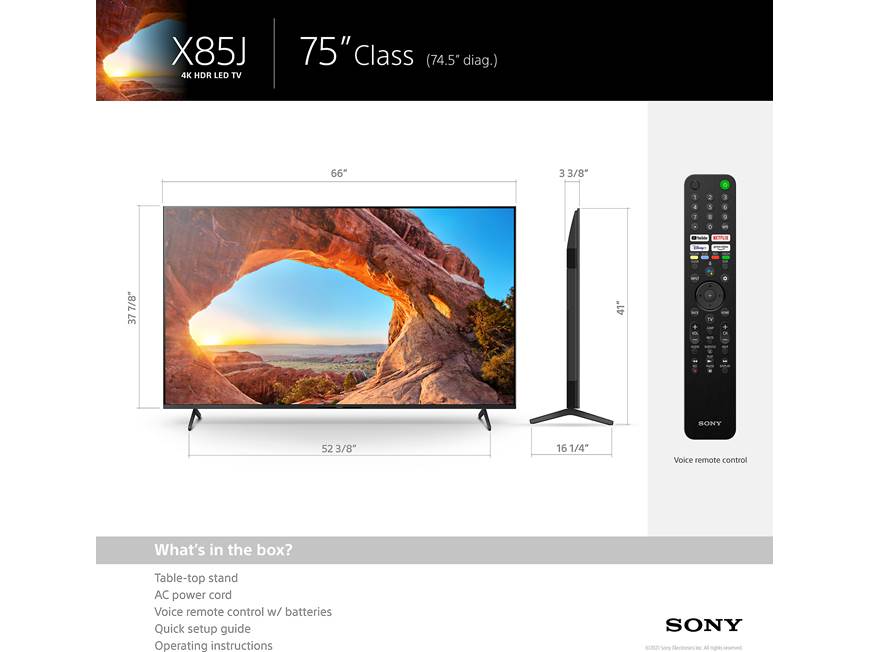 Sony KD-75X85J 75